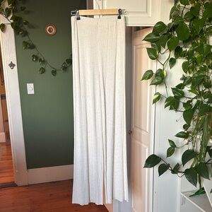 ALIX NYC Cream Wide Leg Pants